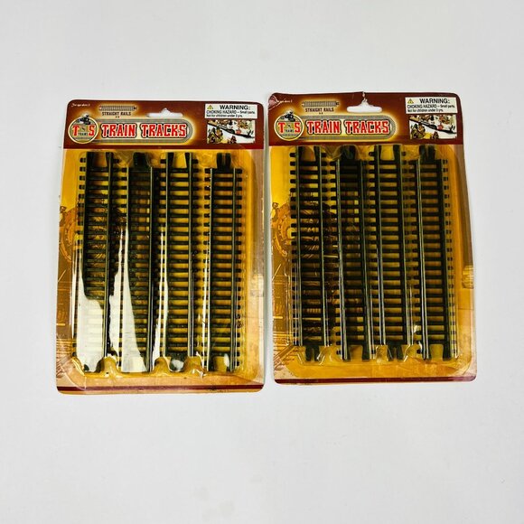 Train Tracks  Ballast Modeling Bundle T S Straight Track Packs Woodland Scenery - Picture 4 of 5